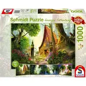 Schmidt Puzzle 1000T. Maison dans la clairière