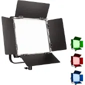 Walimex pro Rainbow LED RGBWW Luminaire de surface 50W (Panneaux lumineux), Lumière continue, Noir