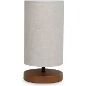 Opviq , lampe de table haut de gamme, couleur crème, hauteur 31 cm | 100 % PVC, socle en MDF, abat-jour : 24 x 15 cm, douille : 1 x E14 max. 40 W | Design scandinave, élégant et fonctionnel.