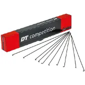 Dt Swiss Competition J-bend Spokes 100 Units Bleu,Noir 262 mm