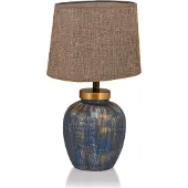 Opviq , TM167, lampes de table, bleu, métal, 30 x 30 x 48 cm