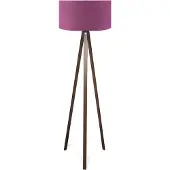 Opviq , AYD-2955, Lampadaire, Violet, bois, 21 x 38 x 140 cm