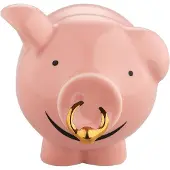 Alessi Décoration de Noël Alessi Happy Eternity Pig