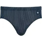 Mey Heren Maillot de bain bleu foncé / blanc