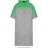 Normani Peignoir long 'Kuta' gris / vert
