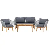 Venture Home Chania salon lounge gris.