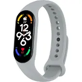 Screen Guard Professional Bracelet de remplacement Xiaomi Smart Band 7 Silicone Strap (Silicone), Sangles de montre, Gris
