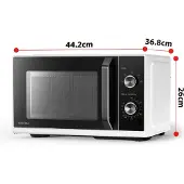 Toshiba MV-MG20T (BK) Micro-ondes noir, Couleur:Noir