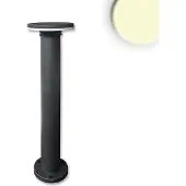 ISOLED Lampe d'allée LED Poller-3, 60cm, 12W, noir sable, blanc chaud (IP44)