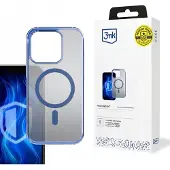 3mk Protection Frosty MagCase iPhone 15 Pro niebieski/blue (Apple iPhone 15 Pro), Coque pour téléphone portable, Bleu