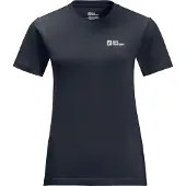 Jack Wolfskin Essential Short Sleeve T-shirt Noir S Femme