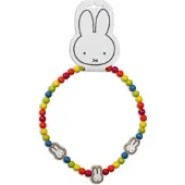 Bambolino toys Collier de perles en bois Miffy, (Bois, Hévéa)