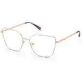 Zadig & Voltaire Lunettes de vue - - VZV449 - Doré rose - Métal - Femme 55-16-135
