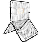 Enero Football Rebounder Filet Sports Kickback Cadre d'entraînement de football But de football MULTISPORT 160x132x132CM