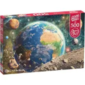 CherryPazzi Puzzle CHERRY PAZZI Vue de la lune 500 pièces
