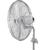 CasaFan Ventilateur mural WM2 Wall Eco (Ø x H) 69 cm x 69 cm Couleur des pales : gris-argenté Façade du boîtier : gris-argenté