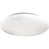 Näve Plafonnier LED, blanc, rond, variateur, D 48 cm