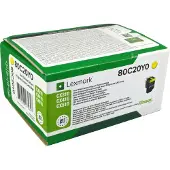 Lexmark 80C20Y0 (802Y) - Jaune - Toner