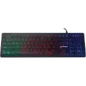 Manhattan 179485 Ultraflache USB-Gaming-Tastatur mit LEDs