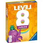 Ravensburger 20860 - Level 8 Junior, La variante junior du célèbre jeu de cartes pour 2-5 joueurs à partir de 6 ans / Jeu pour enfants / Jeu familial / Jeu de voyage / Parfait comme cadeau