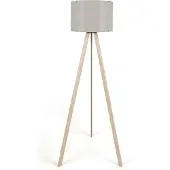 Opviq , AYD- AYDAXL, beige, crème, lampadaires, 38 x 140 cm, 70 % MDF / 30 % PVC - tissu