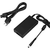 HP Adaptateur Smart Power avec connecteur de 7,4 mm (120 W), Alimentation pour notebook, Noir