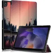 Cover-Discount Galaxy Tab A8 10.5 - Étui Smart Tri-fold Forêt (Samsung Galaxy Tab A8), Étui pour tablette, Marron
