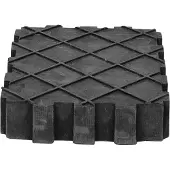 Ks Tools Support universel en caoutchouc pour pont élévateur 155x125x35 mm