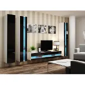 Cama Support de télévision VIGO NEW 30/180/40 blanc/noir brillant