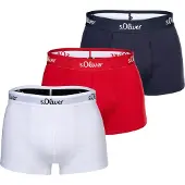 s.Oliver Boxers rouge / noir / blanc