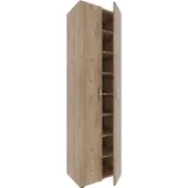 VCM XXL bois Grande armoire à chaussures Commode à chaussures Étagère à chaussures Bottes Grande Ulas 8 compartiments