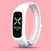 Cover-Discount OPPO Band - Bracelet en nylon arc-en-ciel (Nylon), Sangles de montre, Multicolore