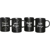 Ritzenhoff & Breker Tasse à café 390ml Svart sort., Tasse, Noir