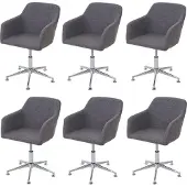 Mendler Chaise de salle à manger -A74 (lot de 6)
