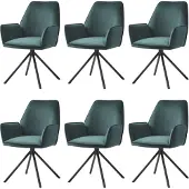 Mendler Chaise de salle à manger -G67 (lot de 6)