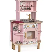 Janod Twist Kids Kitchen Set Educational Toy Rose