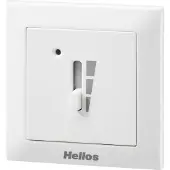 Helios Apparatebau élément de commande 4265 KWL-BE, interrupteur avec indicateur de, Bouton + interrupteur, Blanc