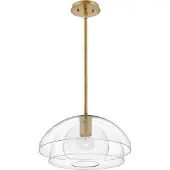 HINKLEY Lampe suspendue Lotus en laiton 1xE27 60W