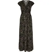 Apricot Robe d’été vert / noir