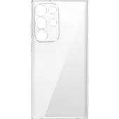 Avizar Coque pour Samsung S23 Ultra Silicone Transparente avec Protection Caméra