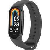Screen Guard Professional Bracelet de remplacement Xiaomi Smart Band 8 Silicone Strap (Silicone), Sangles de montre, Gris
