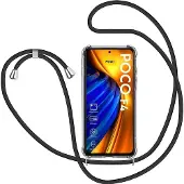 Screen Guard Professional Xiaomi Poco F4 Loopster Necklace Cover, Bandoulière pour smartphone, Transparent