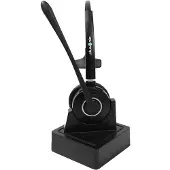 Plusonic usb bt headset monaural. (Sans fil, USB-A), Casque micro de bureau, Noir