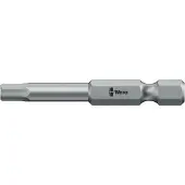 Wera Embouts de sécurité | E6,3-BIT 89MM I-6KT-BOHRG.4,0