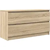 vidaXL Armoire TV Chêne Sonoma 100x35x54 cm Bois composite