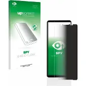 Upscreen Spy Shield Protection Anti-Espion (Sony Xperia 1 V), Téléphone portable : film de protection, Bleu