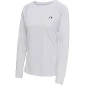 Newline Sweat de sport gris / blanc