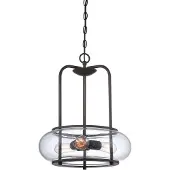 Elstead Lighting Trilogy Lampe à suspendre E27 triple bronze ancien (E27)