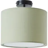Brilliant Lampe Aike plafonnier 28cm vert métal/plastique vert 1x A60, E27, 40 W