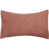 Vivaraise Housses de coussins STONEWASHED TANA - Rose - 40x65 cm